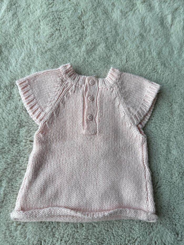 👚 lot 2 pulls hiver - bébé fille - 1 mois - kitchoun - très bon état - photo numéro 5