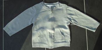 Gilet zippé garçon 18 mois