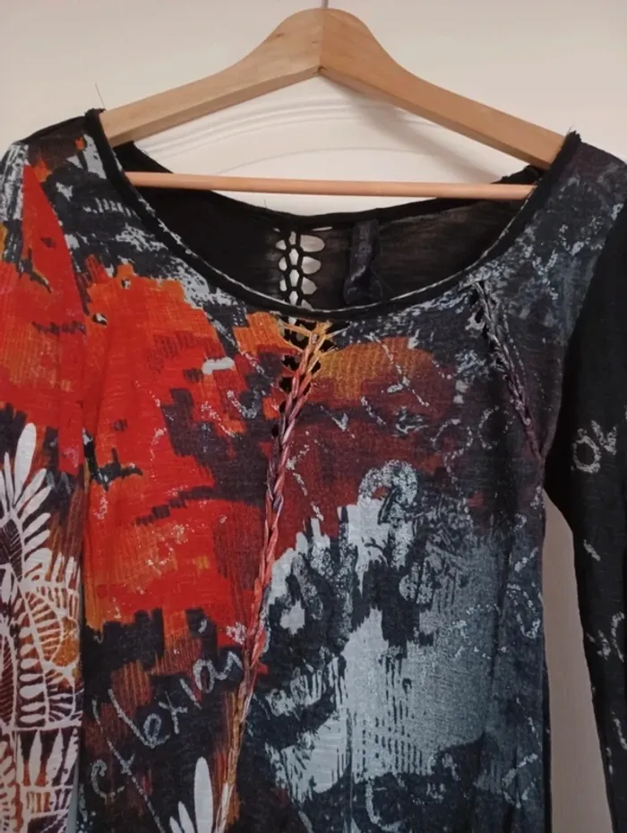 Tee shirt manches longues Desigual - photo numéro 3