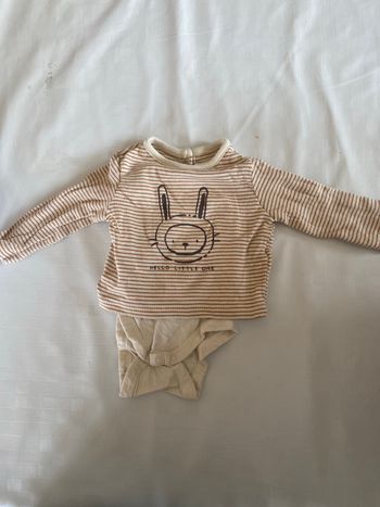 Lot body garçon 1 mois