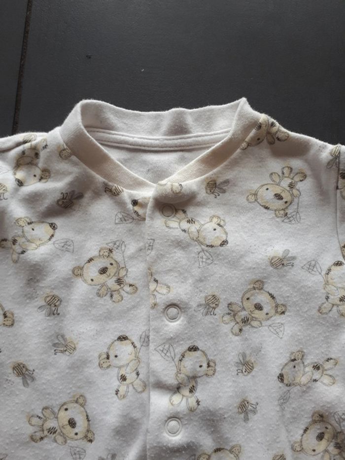 Grenouillère fine 50 cts ourson early days 3 mois - photo numéro 3