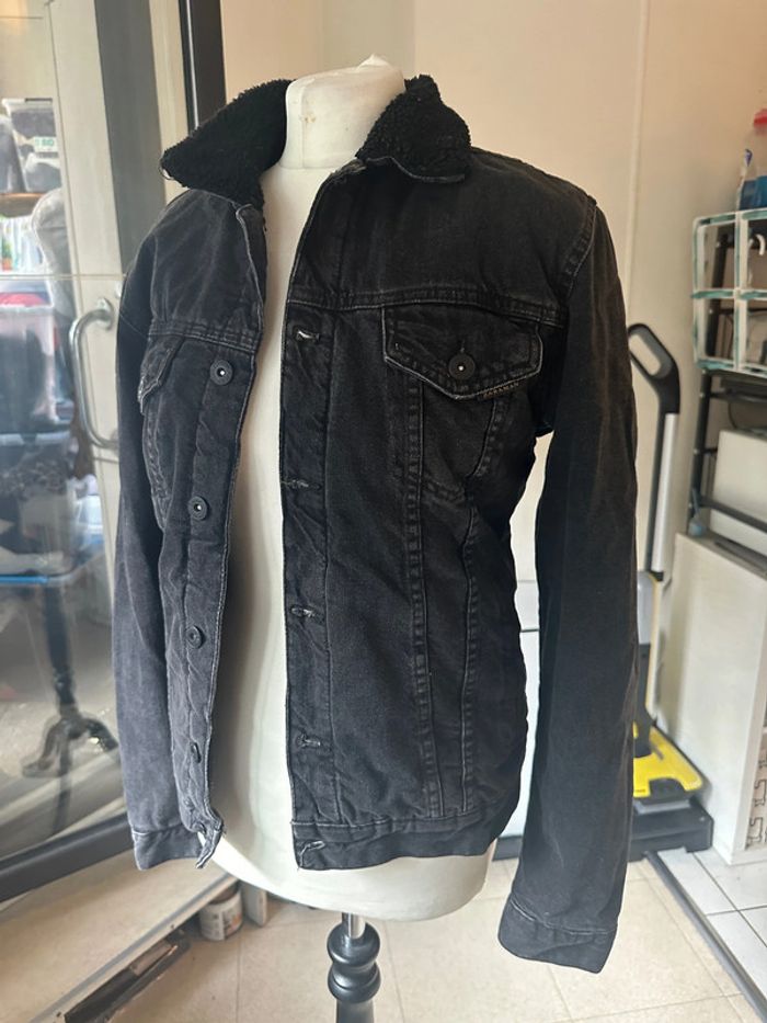 Veste en jean noire - Original Denim - photo numéro 2