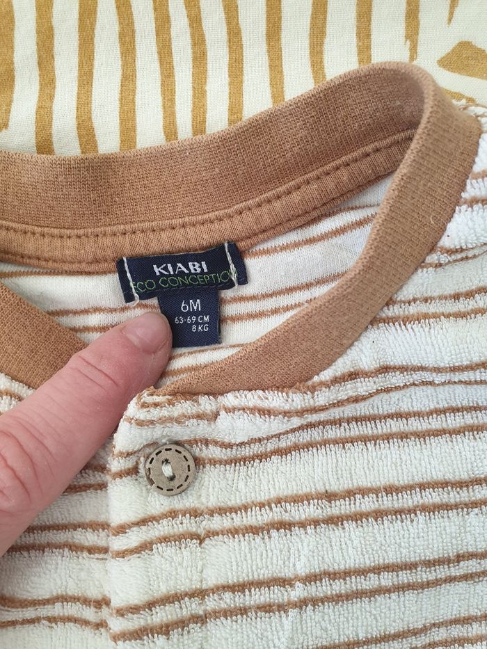 Pyjama Kiabi rayé 6M - photo numéro 2