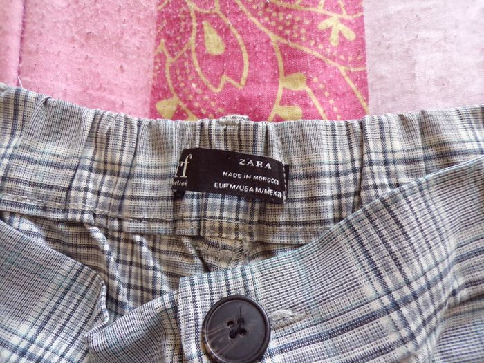 Pantalon à carreaux taille M - photo numéro 3