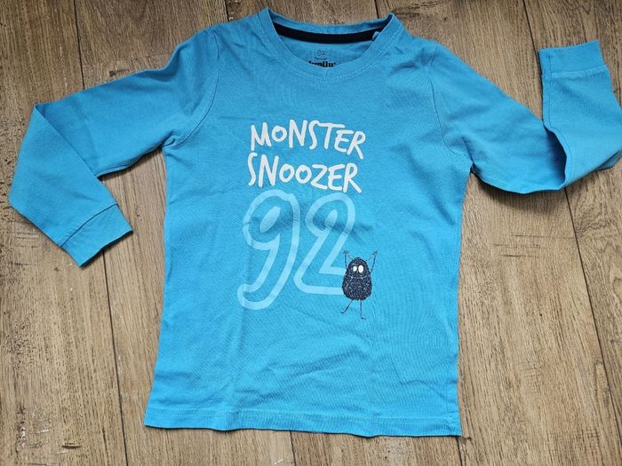 Pyjama 2 pièces en coton turquoise 5 ans Lupilu - photo numéro 2