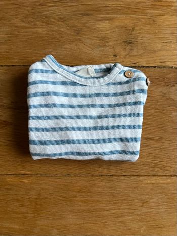 T-shirt ML Zippy 0/1 mois