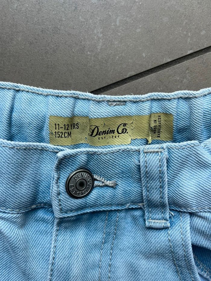 Bermuda en jean clair primark garçon 12 ans - photo numéro 3