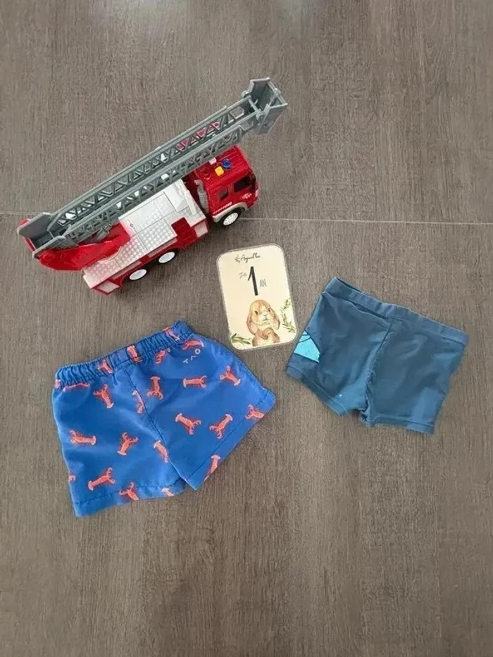 Maillots de bains 12 mois lot garçon - photo numéro 2
