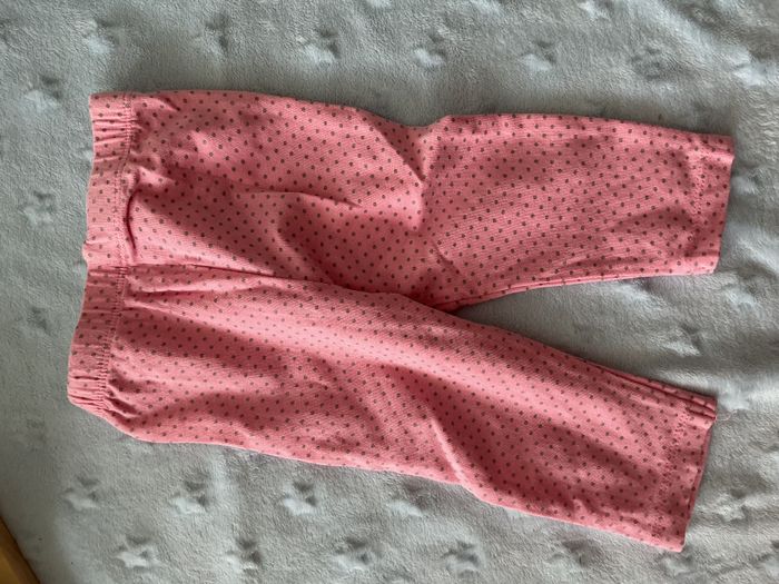 legging rose à pois gris 6 mois taille élastique u tout petits - photo numéro 8