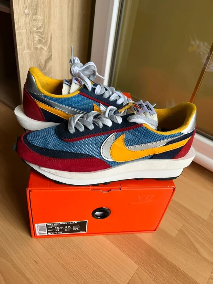 Nike ldwaffle sacai blue multi 44.5 - photo numéro 3