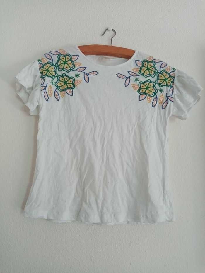 Tee-shirt Zara girls brodé (11/12 ans