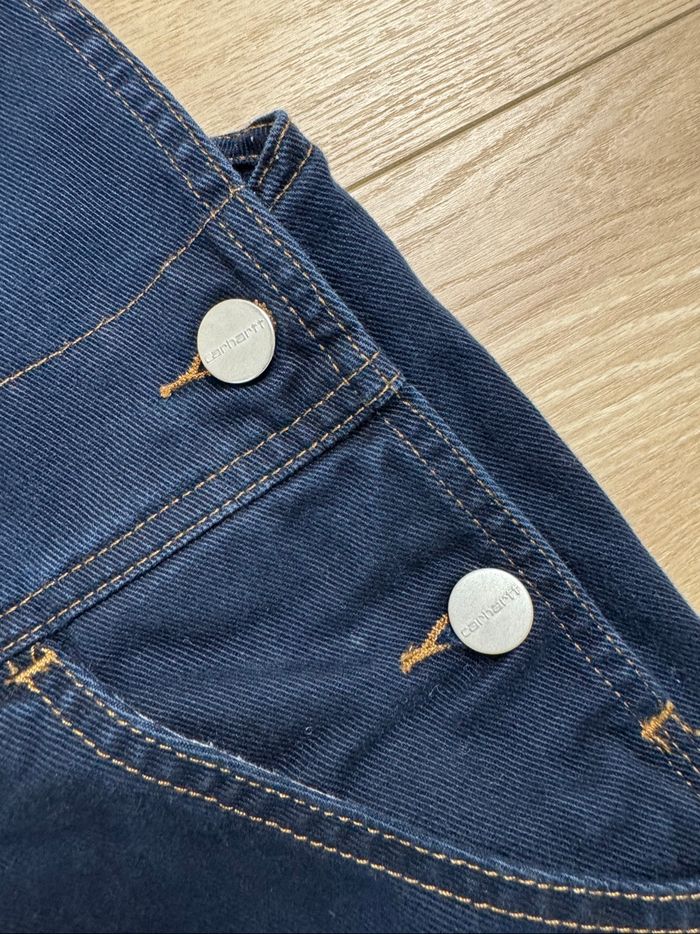 Carhartt WIP Salopette Femme XS denim brut workwear streetwear - photo numéro 6