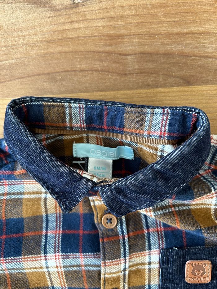 Lot de 2 chemises - 6 mois - photo numéro 4