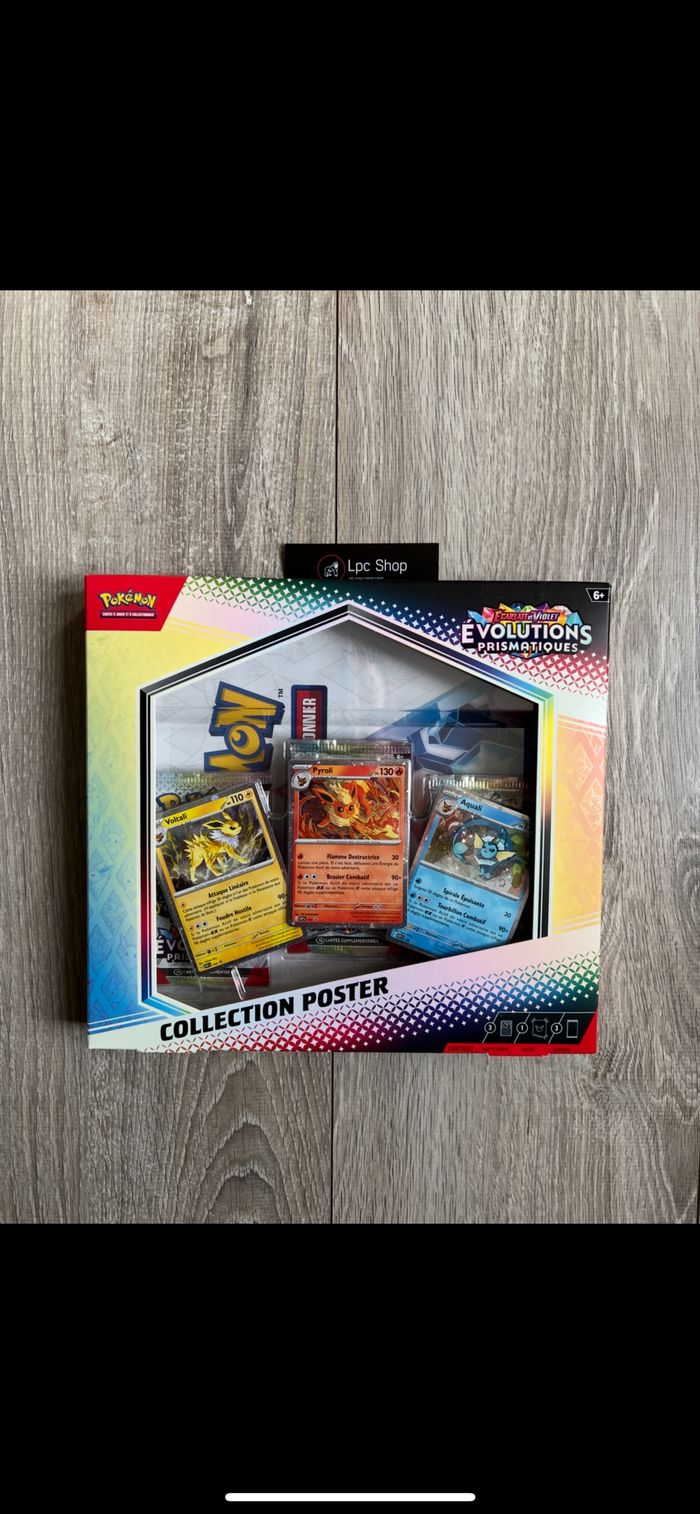 POKÉMON COFFRET POSTER - EVOLUTIONS PRISMATIQUES EV 8.5 - FR - NEUF & SCELLÉ