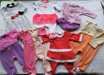 Lot 7 pyjamas hiver 6 mois fille