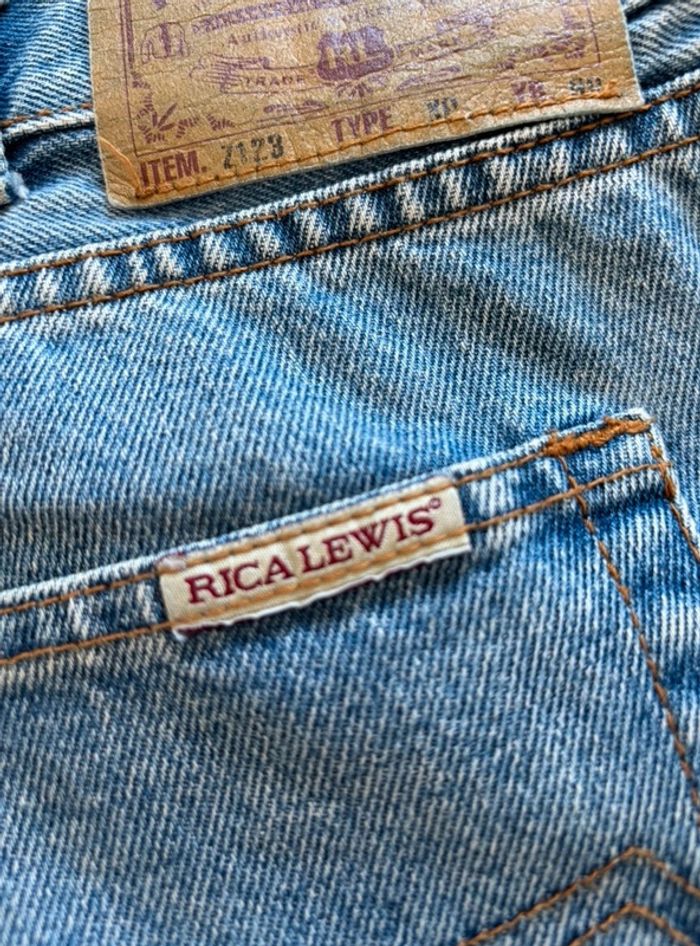 Jean vintage Rica Lewis RL70 relaxed fit droit – bleu clair – taille 50/2XL – 90s homme - photo numéro 3