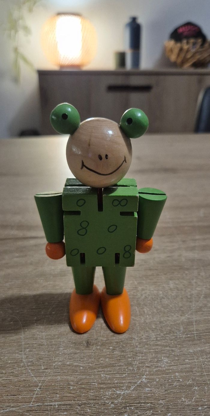 Grenouille articulée en bois - photo numéro 6