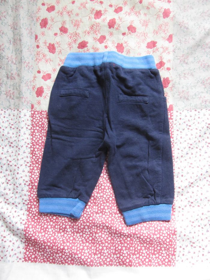 Pantalon de jogging bleu marine 12 mois - photo numéro 2