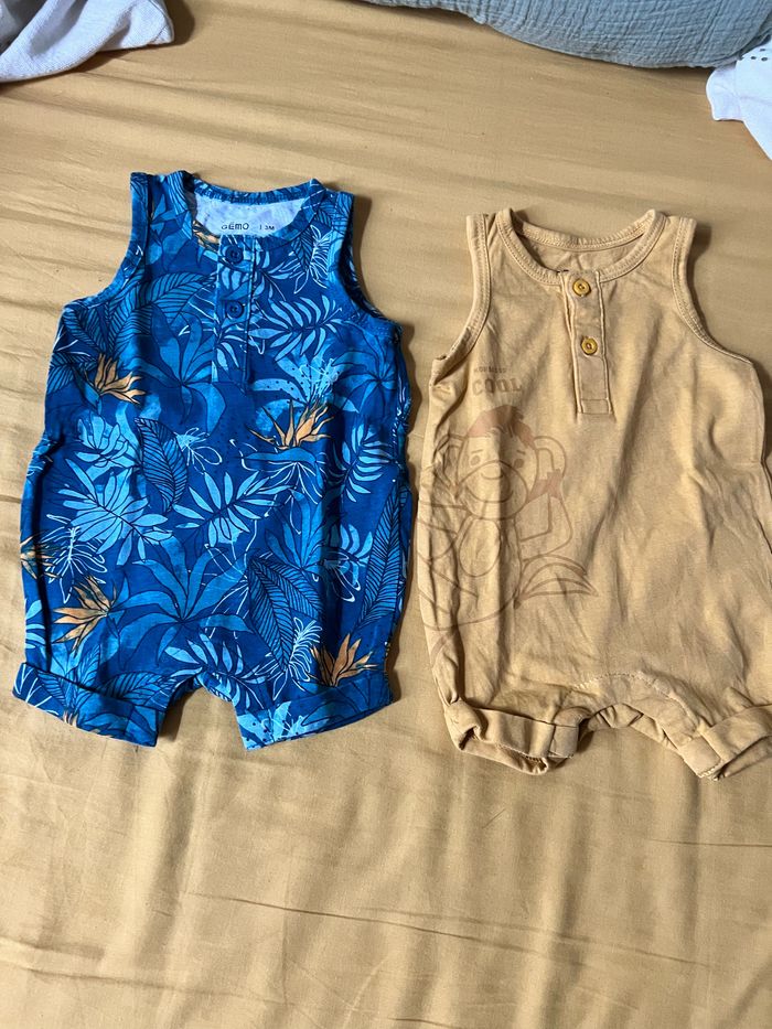 Combi-shorts garçon 3 mois neufs