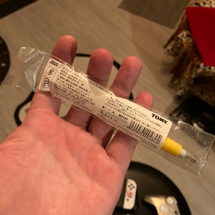 Très rare stylo promotionnel compagnie aérienne ANA - Pokémon - Boeing 747 - photo numéro 3