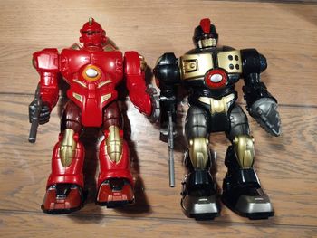 Lot de 2x Robot Super Hero Space fighter