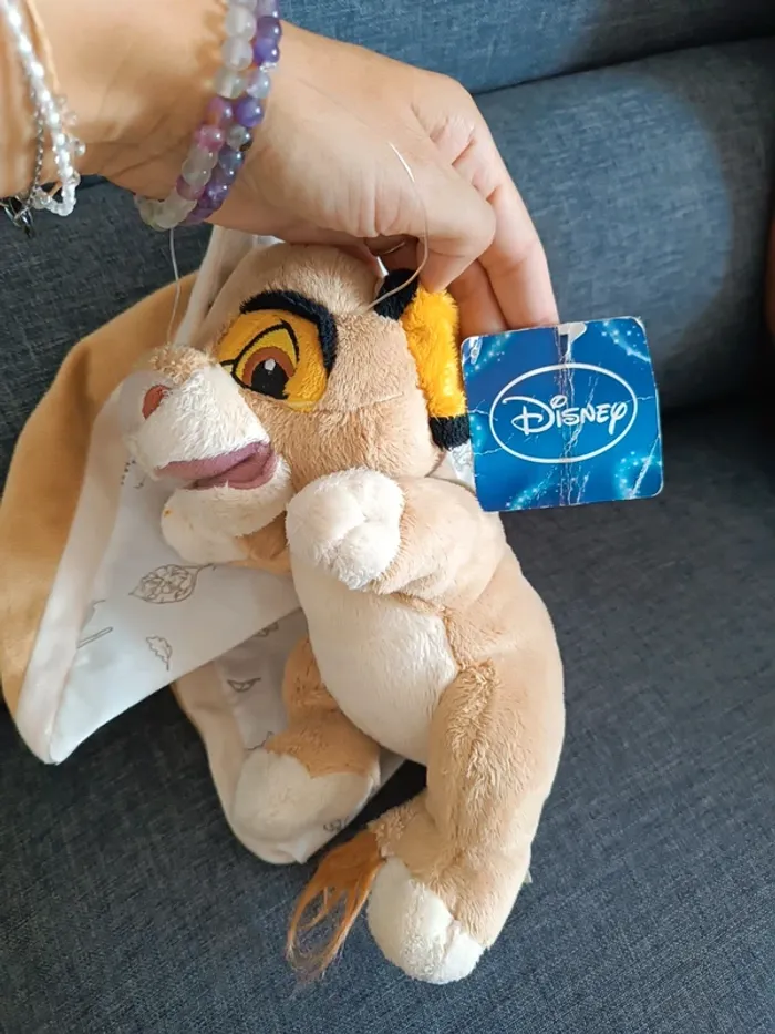 Peluche doudou simba neuf - photo numéro 2