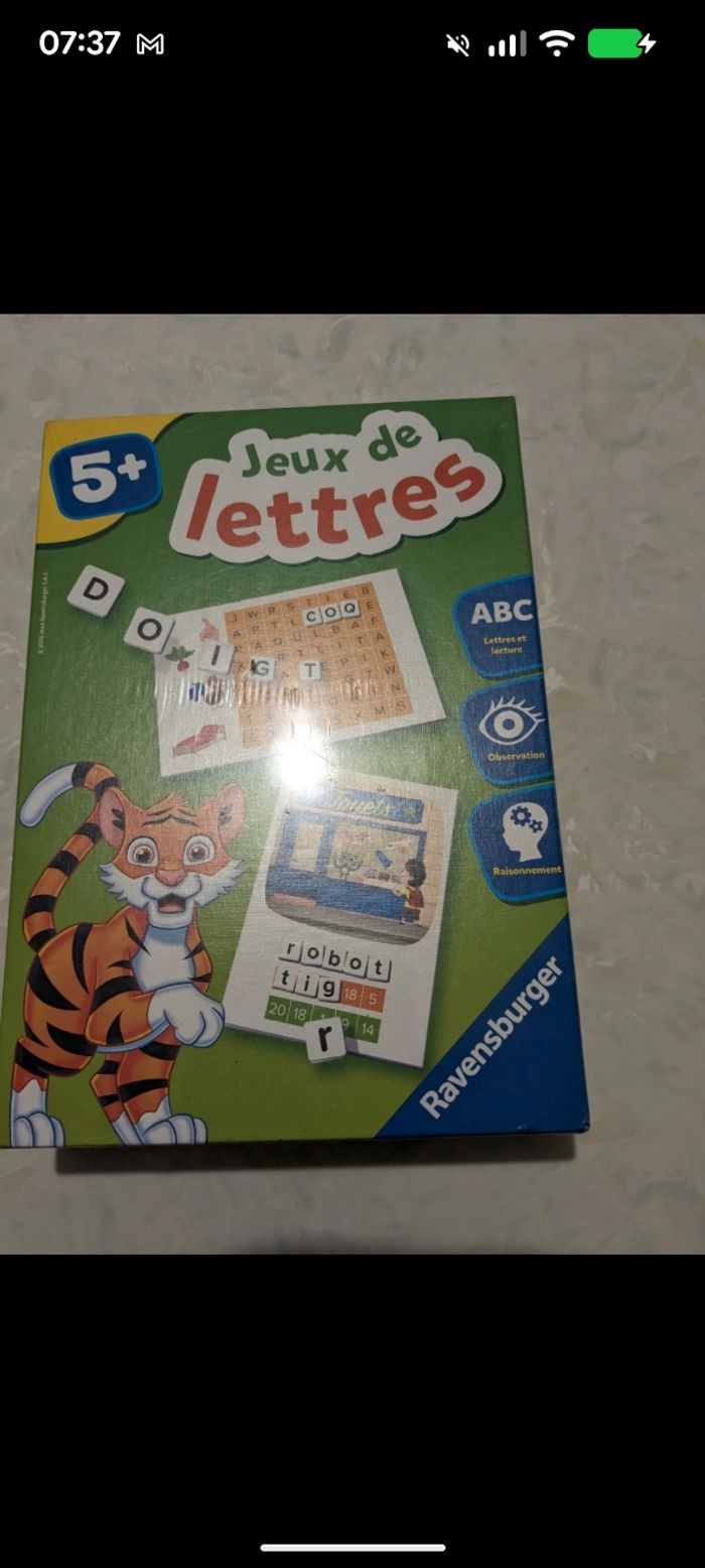 Jeux éducatifs, jeux de lettres. À partir de 5 ans. - photo numéro 2