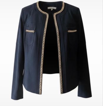 Veste marine habillée Extenzo Paris état neuf 