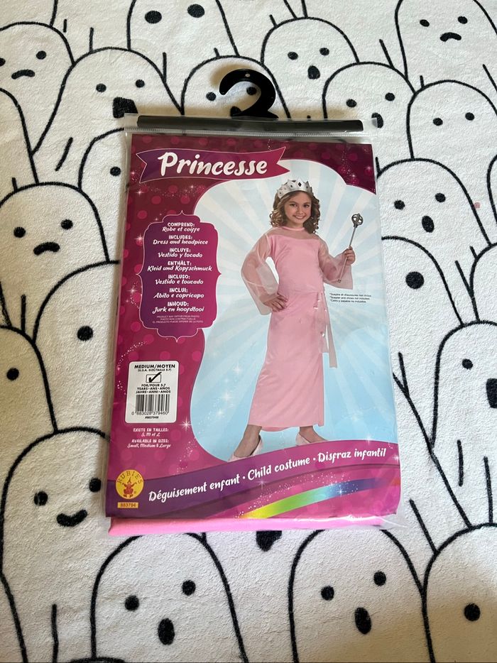 Déguisement fille Princesse Taille 5-7 ans Neuf