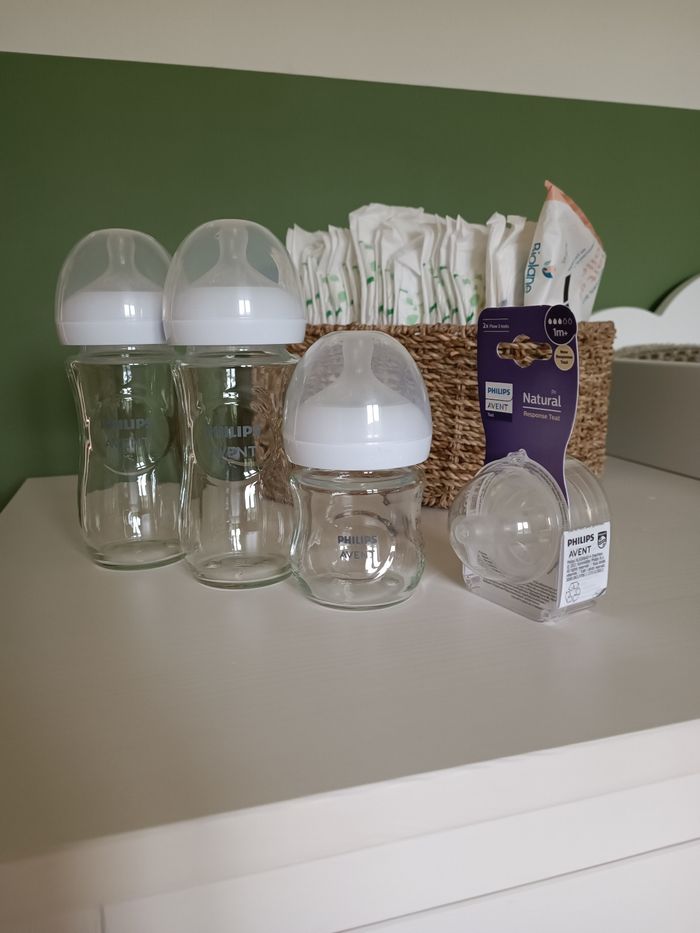 Biberons en verre Avent