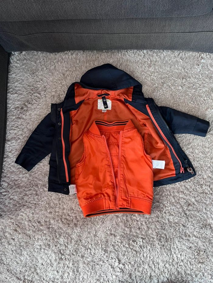 Veste 3 en 1 verbaudet 2ans - photo numéro 2