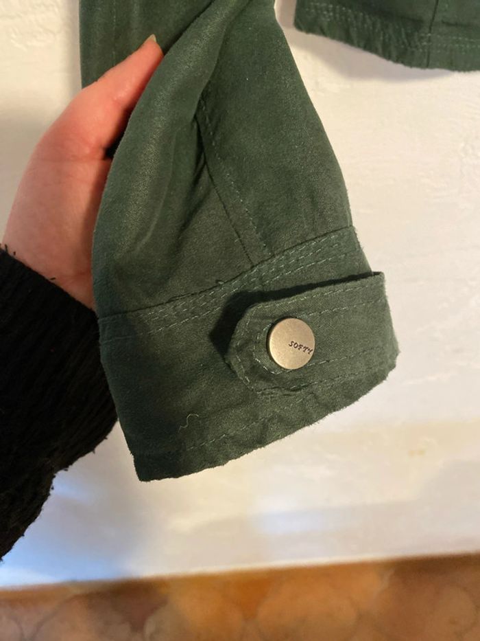 Veste courte vert sapin taille L - photo numéro 5
