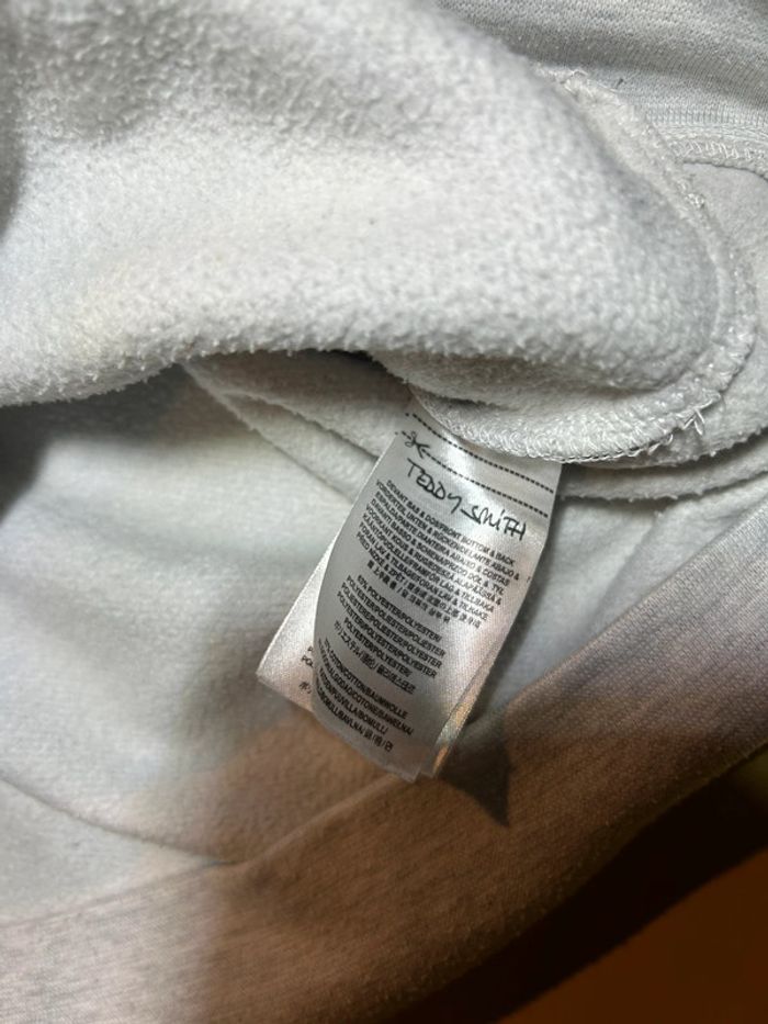 Sweat à capuche zip Teddy Smith noir gris vert - photo numéro 7