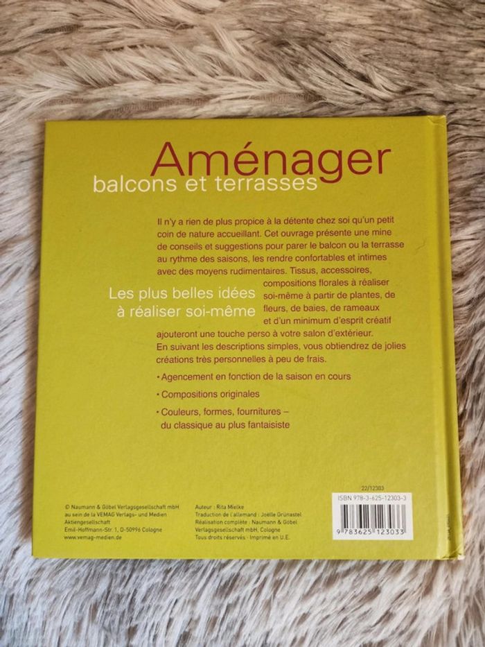 💐Livre Amenager Balcons et Terrasses 💐 - photo numéro 2