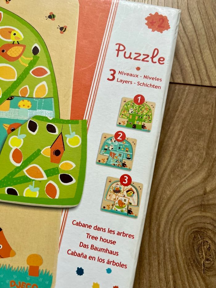 Puzzle évolutif 3 niveaux, cabane dans les arbres - Djeco - photo numéro 10