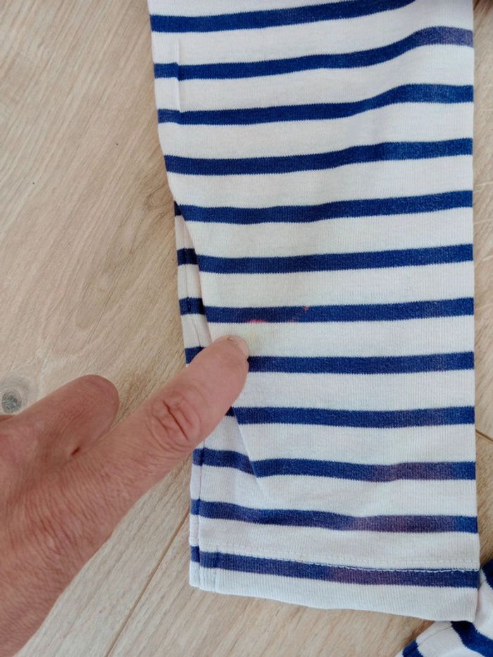T-shirt manches longues femme M rayé c85 - photo numéro 12