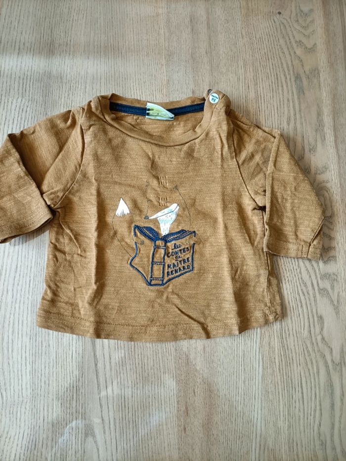 Tee-shirts manches longues bébé garçon 3 mois - photo numéro 10