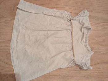 Tee-shirt blanc fille