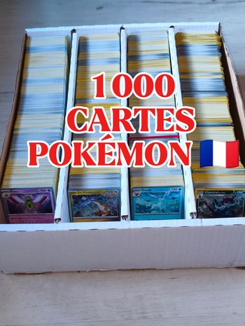 1000 cartes Pokémon françaises 