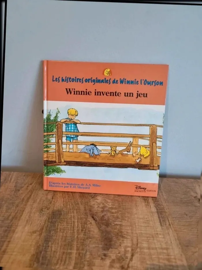 Livre winnie invente un jeu disney