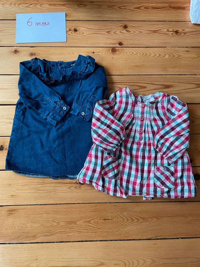 Lot de vêtements filles 6 mois - photo numéro 3