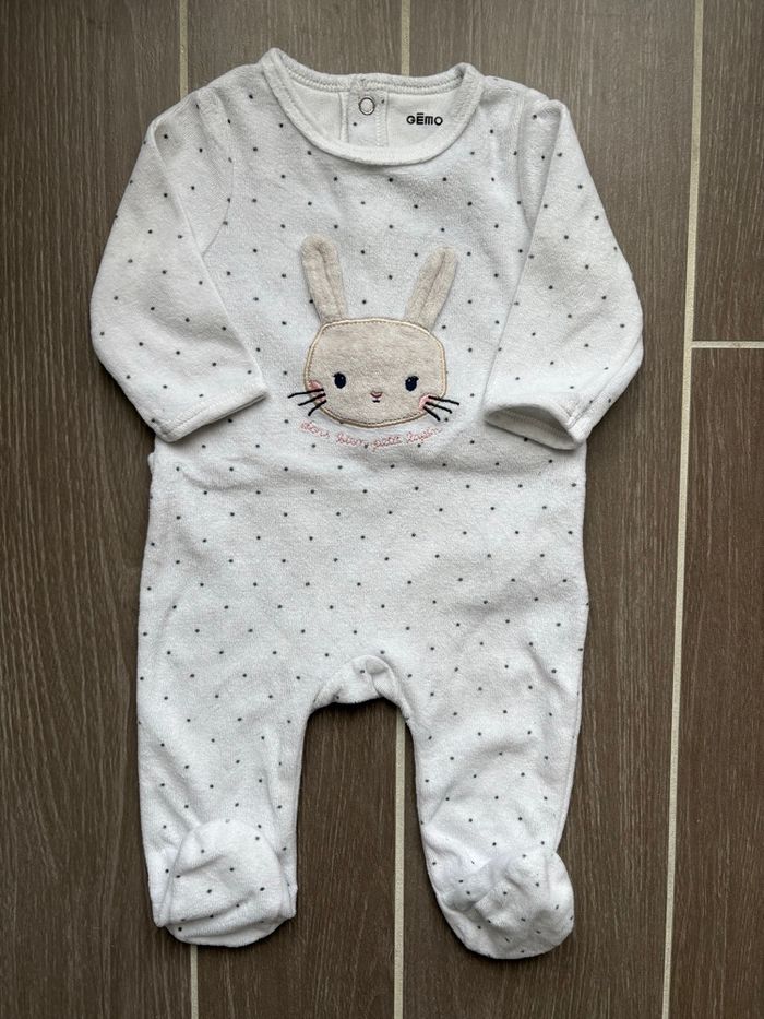 Lot pyjamas velours 3 mois - photo numéro 5