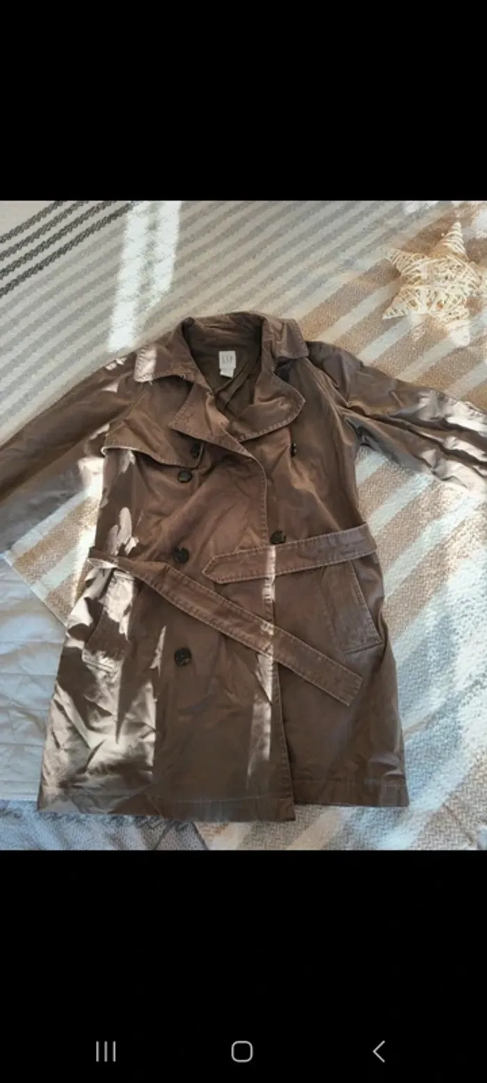 Beau trench GAP femme 38 - photo numéro 11