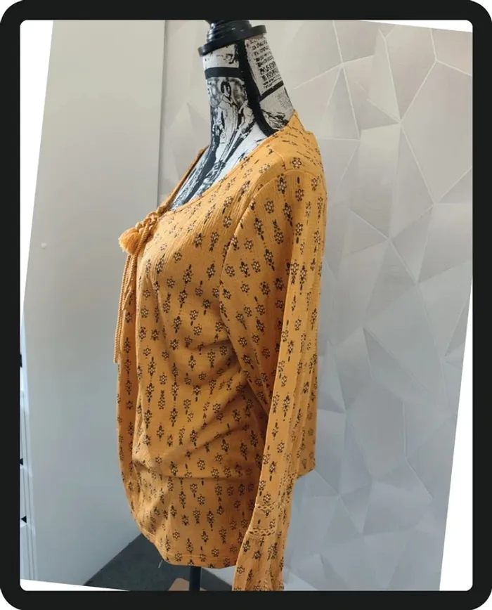 Blouse moutarde - photo numéro 3