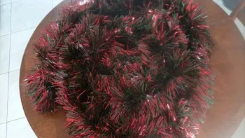 Très grosse guirlande pour extérieur 6 m rouge et verte
