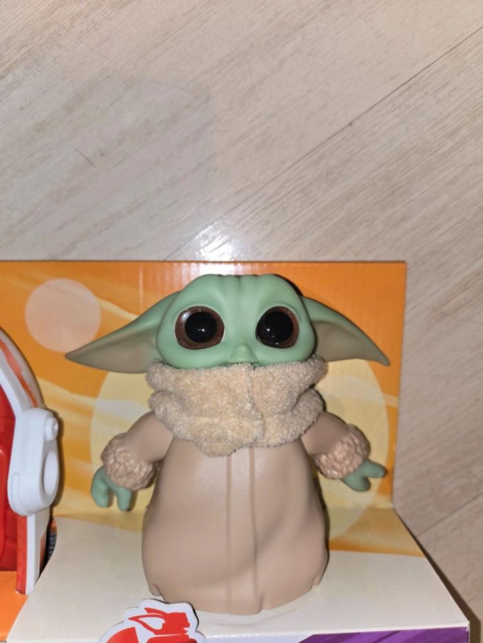 Star wars mandalorian grogu animé neuf avec son berceau - photo numéro 4