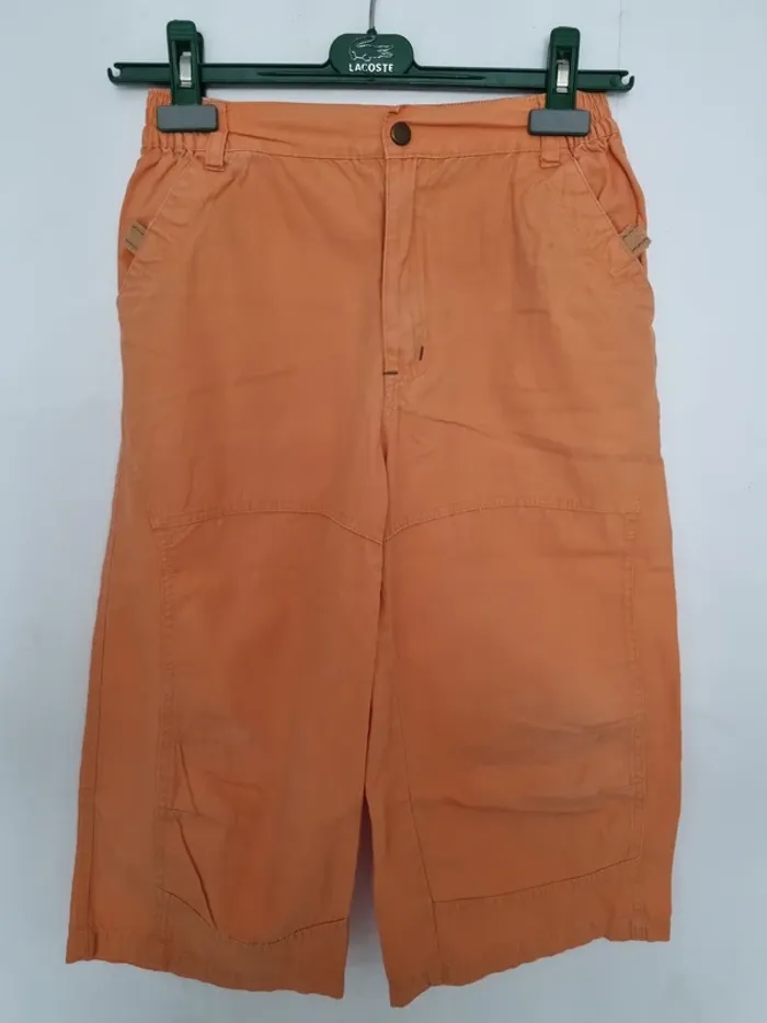 Bermuda élastiqué unisexe -Taille 12 ans - Kitesurf - Orange
