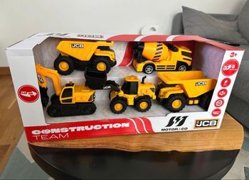 JCB - Coffret de 5 véhicules de Chantier