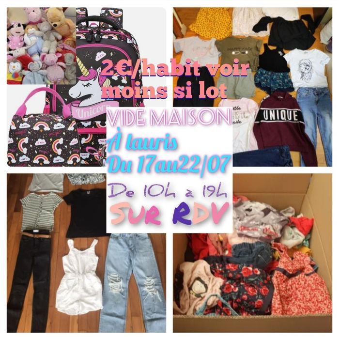 Vide maison Lauris grandes quantités filles - photo numéro 2