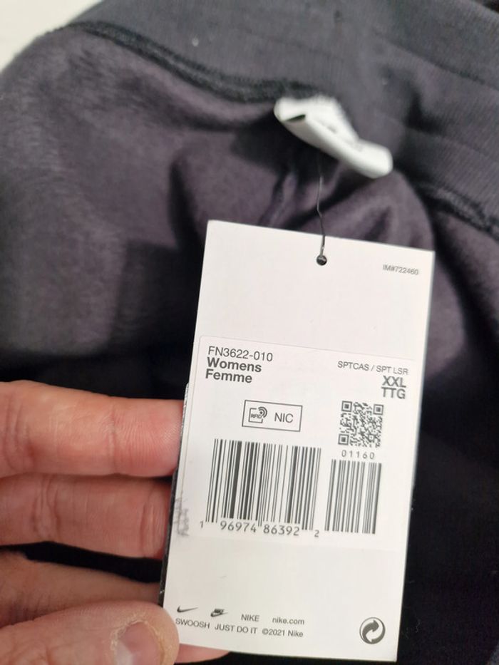 Pantalon Ample Taille Haute Nike Sportswear Phoenix Plush - photo numéro 10